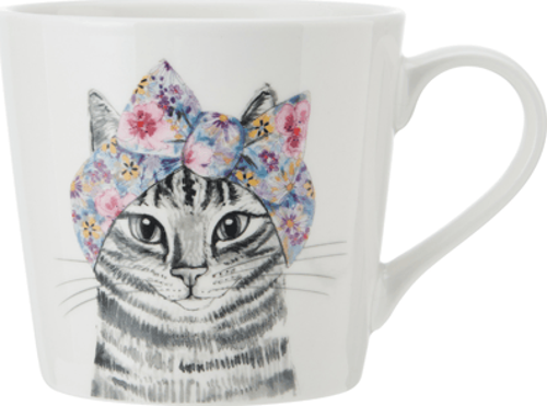 Tipperleyhill Fine China Kedi Desenli Kupa 380ml