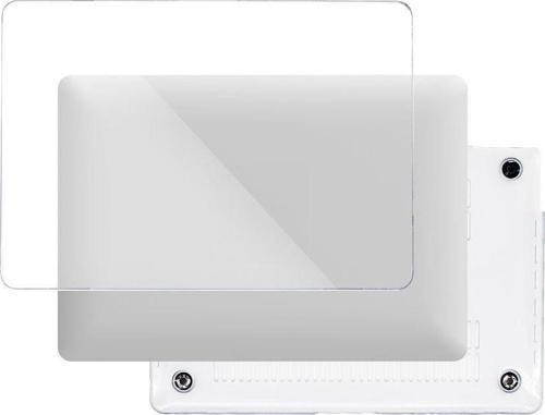 MacBook Air 13.3 İnç Kılıf M1 / A2337-A2179-A1932, için Dayanıklı Koruyucu Şeffaf Plastik Sert Kılıf