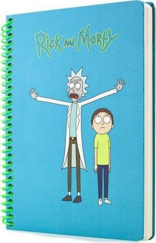 Rick And Morty 1 Spiralli Butik Defter 24x17 190 sayfa