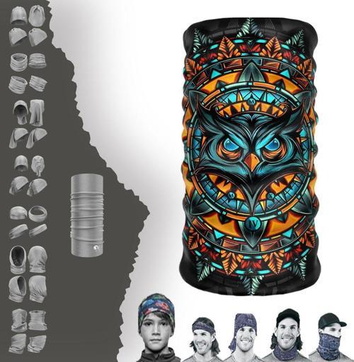 Extreme Spor Motor ve Bisiklet Kullananlara Özel Desenli Buff Boyunluk Bandana Balaklava