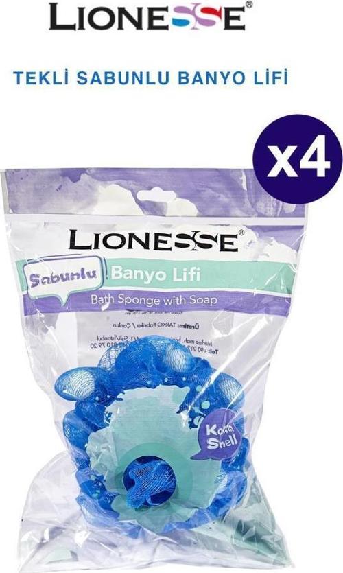 Sabun Dolgulu Banyo Lifi Seti X4