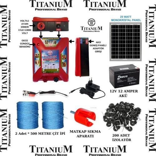 Night Shock 30K Elektirikli Çit Sistemi Set-3 30000 Volt