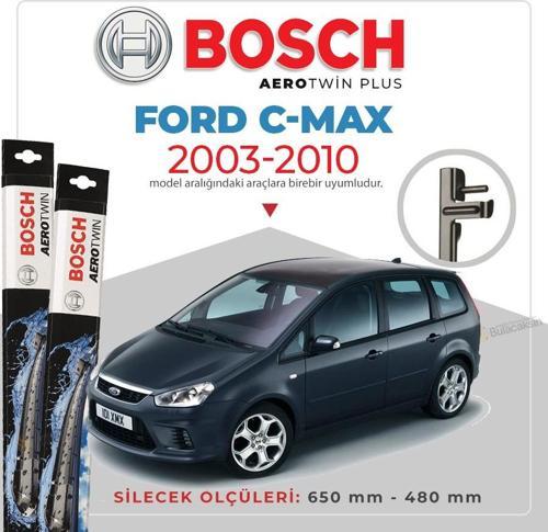 Ford C-Max Muz Silecek Takımı (2003-2010) Bosch Aerotwin