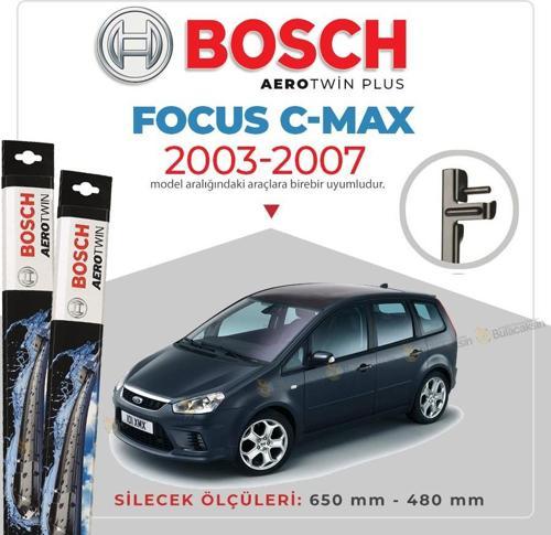 Ford Focus C-Max Muz Silecek Takımı (2003-2007) Bosch Aerotwin