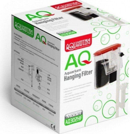 Aq302Hf Akvaryum Slim Şelale Filtresi 5W / 300Lt