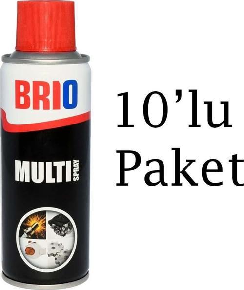 Çok Amaçlı Sprey Multi Sprey Yağlayıcı, Koruyucu Yağlayıcı Ve Pas Sökücü Aerosol 200 Ml 10'lu Paket