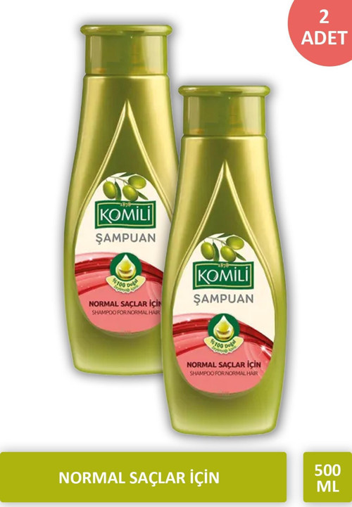 Zeytinyağlı Normal Saçlar İçin Şampuan 500 ml X 2 ADET