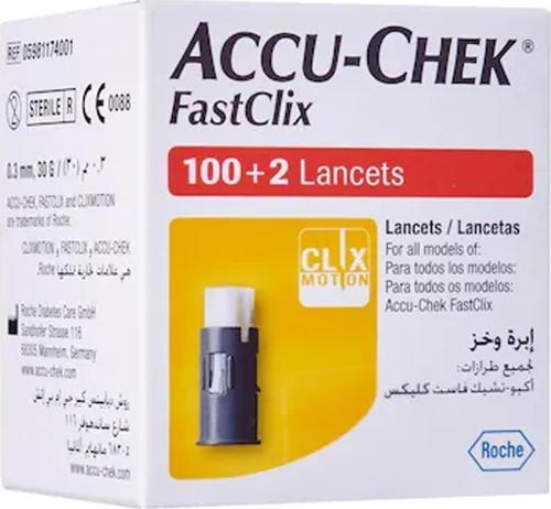 Accu-Chek Fastclix 100+2 Lancets