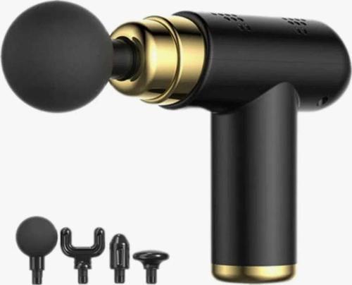 Masaj Tabancası USB Şarj Olabilen 4 Başlıklı