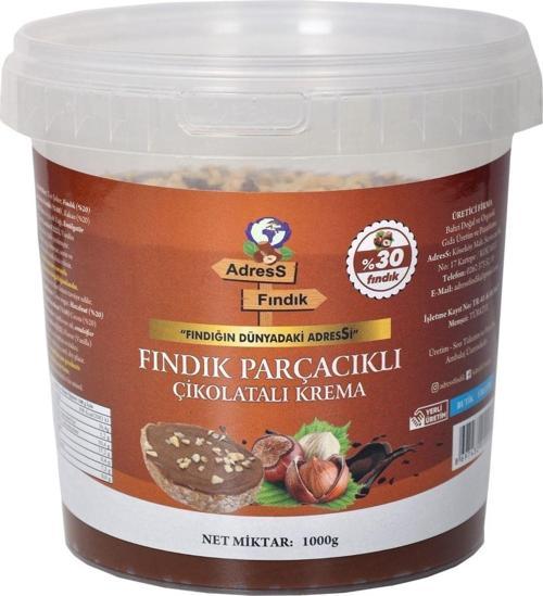 Fındık Parçacıklı Çikolatalı Krema 1 Kg