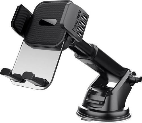 Süper Vantuzlu Torpido Üstü ve Ön Cam Uyumlu Araç İçi Telefon Tutucu,Teleskopik Ayarlanabilir