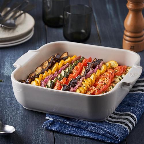 Appolia Kare Fırın Kabı Ekru 28 cm