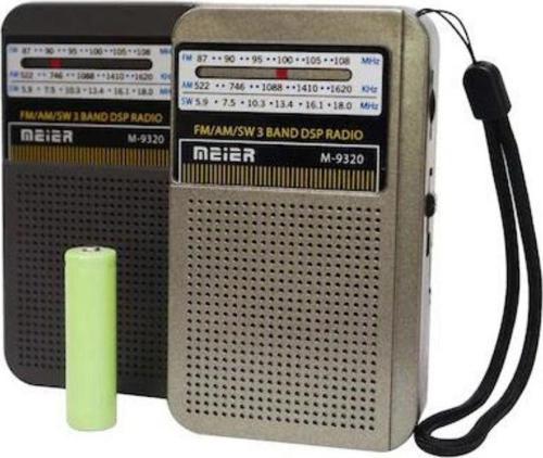 Meier M-9320 Şarjlı Fm Am Sw 3 Bandlı Cep Radyosu