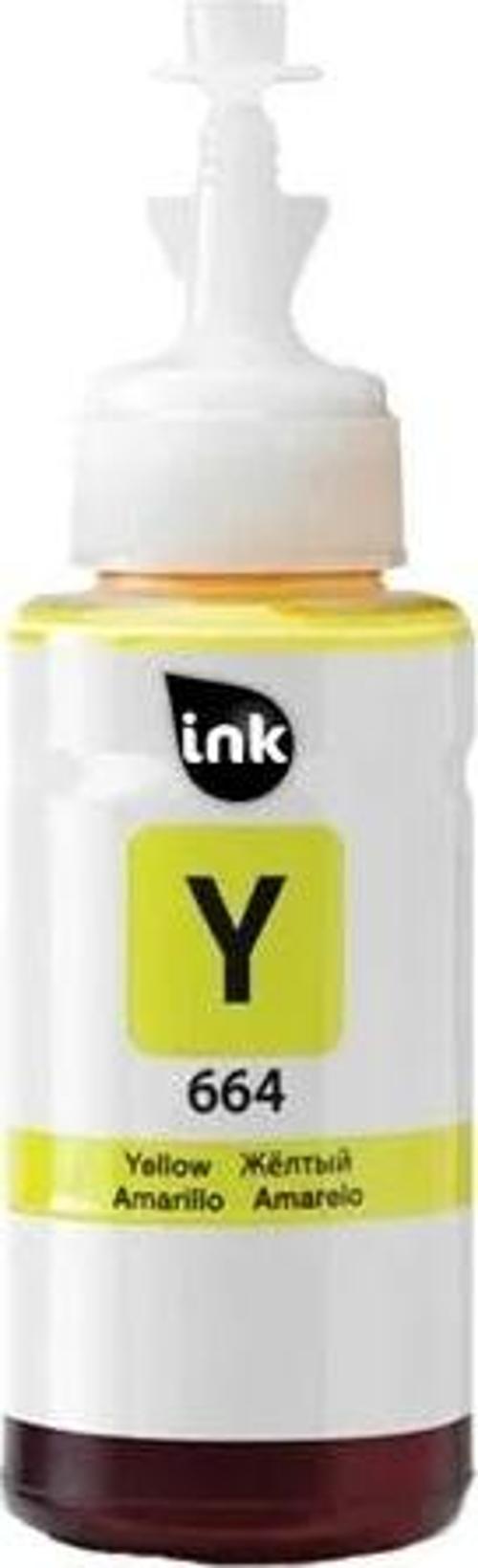 Epson Muadil EL-664, T6644 - 6734 SARI ŞİŞELİ MÜREKKEP (70 ml)