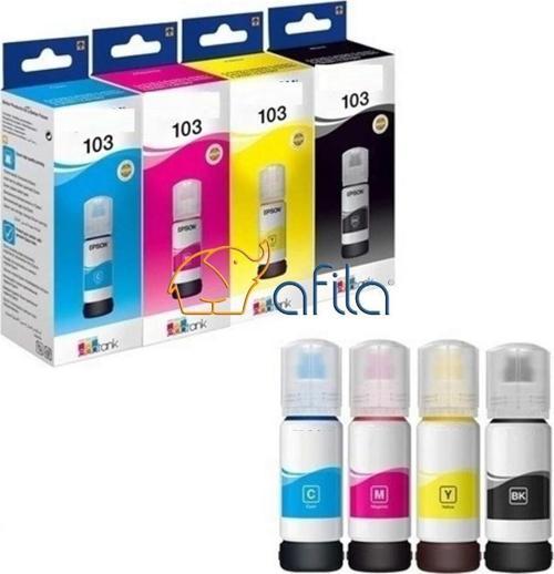 Epson Muadil T103 SİYAH ŞİŞELİ MÜREKKEP (70 ml) /  4'lü SET