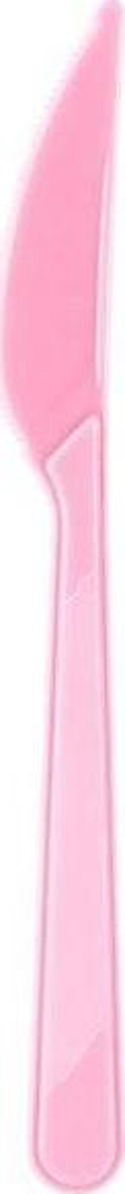 BIÇAK PLASTİK PEMBE 25 Lİ