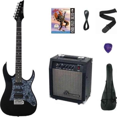 ESH-22 BK ELEKTRO GİTAR HSS - SİYAH SET (Amfi-SOFTCASE-ASKI-TEL-KABLO-PENA)