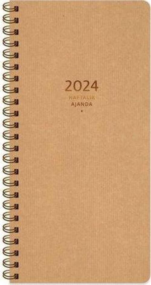 2024 Aj-73 Kraft Cep Ajandası