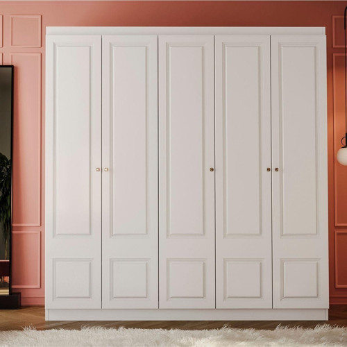 İnci 210Cm 5 Kapak Gardırop