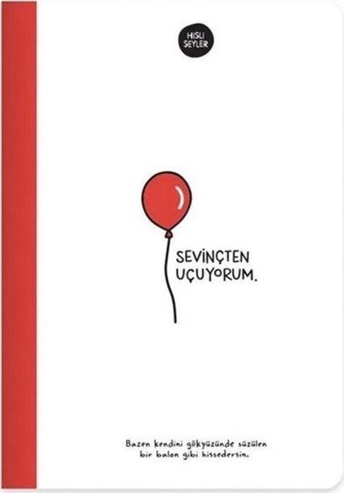 14x20 64 Yaprak Çizgili Defter -Sevinçten Uçuyorum