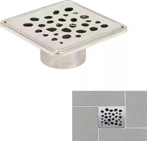 YerSifonu 10x10 ÇakılTaşı Izgara Komple Paslanmaz Yeşil Gövde Dahil  1153-0411099-01