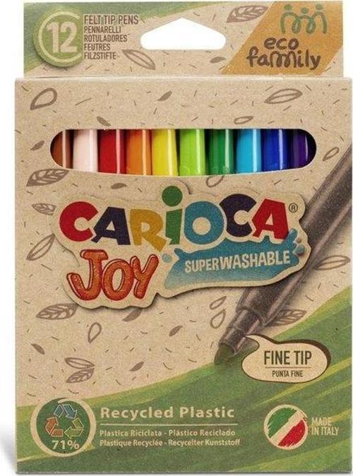 Ecofamily Joy Süper Yıkanabilir 12li Keçeli Boya Kalemi