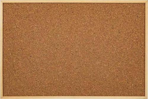 60 x 90 Ahşap Çerçeveli Duvara Monte Mantar Pano