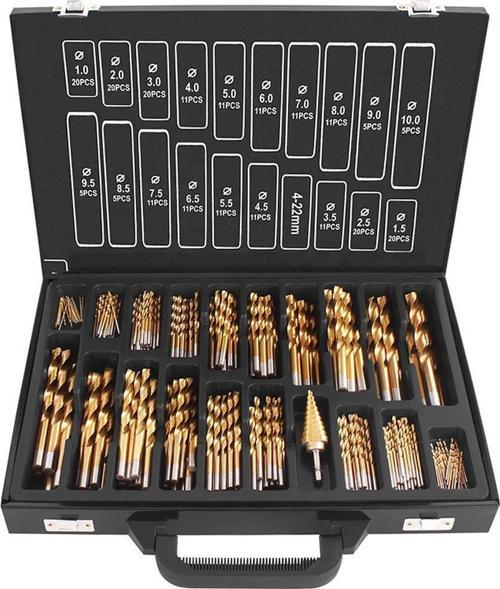 Matkap Ucu Seti 1-10 231 Parça Hss Tin Kaplı