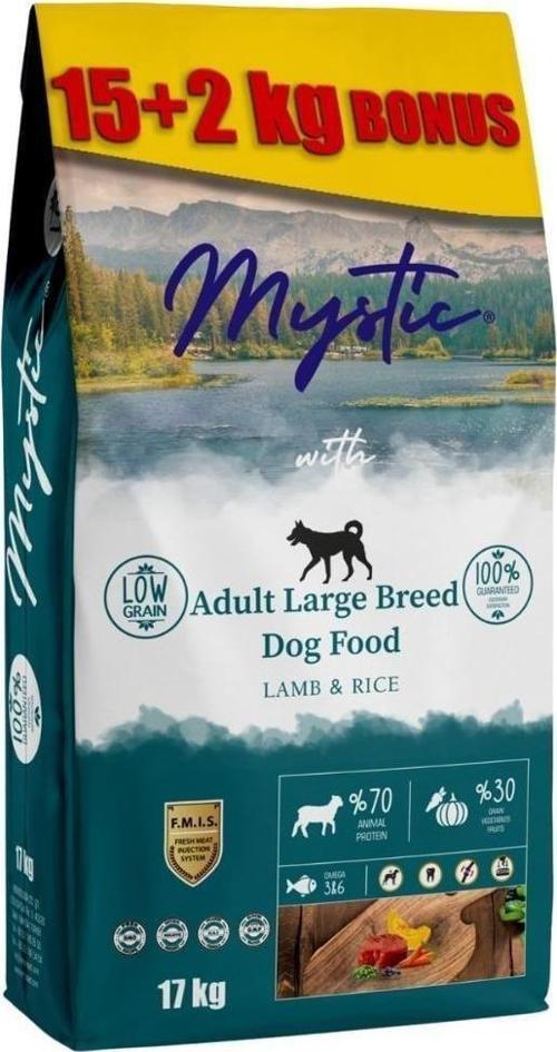 AZ TAHILLI YETİŞKİN KÖPEK MAMASI KUZULU 15+2 KG