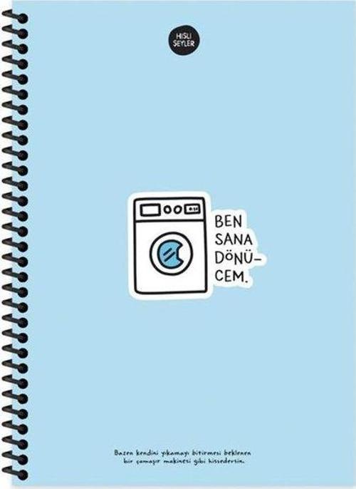100 Yaprak Kareli Defter - Ben Sana Dönücem
