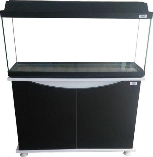 100 Cm Siyah Kapak Akvaryum Ve Kp10001Sy Flex Sehpası Takım