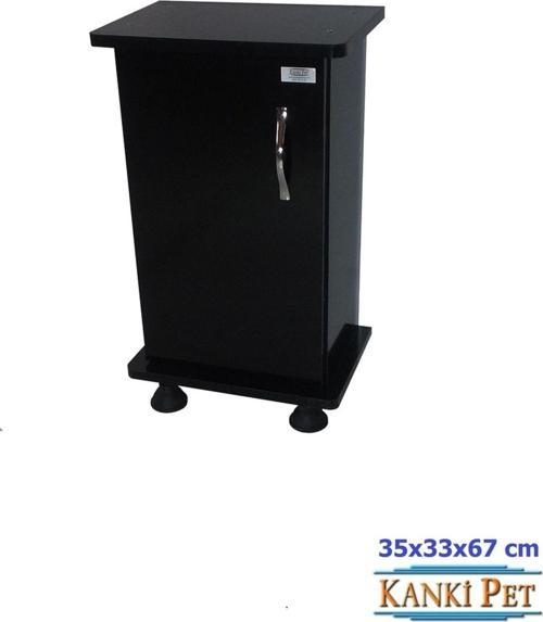 35 Cm Mdf Flex Ithal Akvaryum Sehpası 35X33X67 Cm