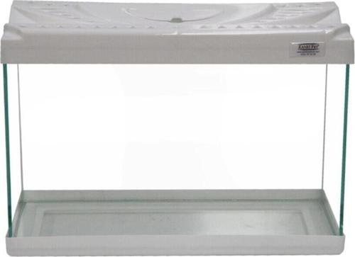 KP3018 Renkli Kapak Mini Akvaryum Beyaz