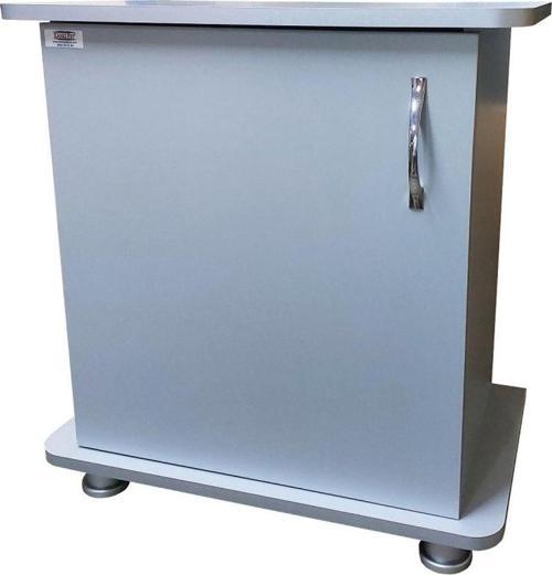 60 Cm Mdf Gri Ithal Akvaryum Sehpa 60 X 35 X 62 Cm