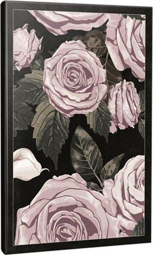 Kara Gül 64 Sayfa Çizgili Defter