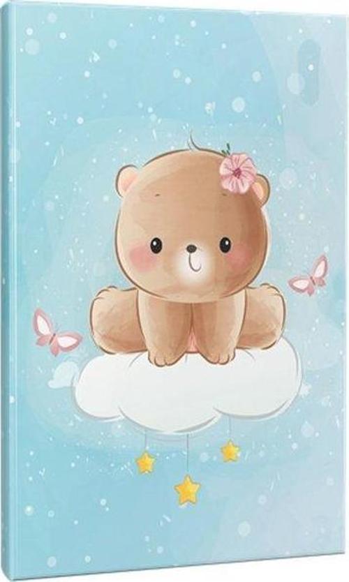 Butterfly Teddy 64 Sayfa Çizgili Defter