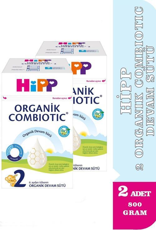 2 Organik Combiotic Devam Sütü 800 gr 2 Adet