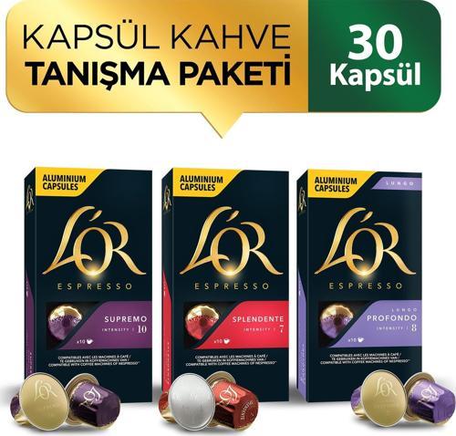 Nespresso Uyumlu Kapsül Avantaj Paketi (L'or Supremo + L'or Splendente + L'or Lungo)