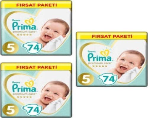 Bebek Bezi Premium Care 5 Beden 222 Adet