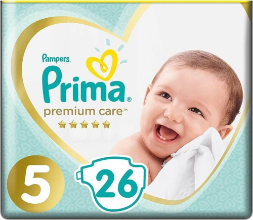 Bebek Bezi Premium Care 5 Beden Juniour 18+ kg 26 Adet