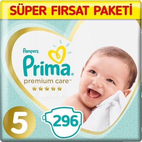 Premium Care 5 Beden Bebek Bezi 74x4 296 Adet