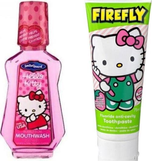 Firefly Diş Macunu 75 ml + Fire Fly Agız Bakım Suyu 237 ml Çocuklar Için Agız Çalkalama