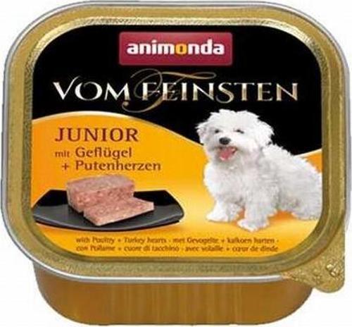 Vom Feinsten Kümes Hayvanlı ve Hindi Yürekli Yavru Köpek Konservesi 6 Adet 150 Gr