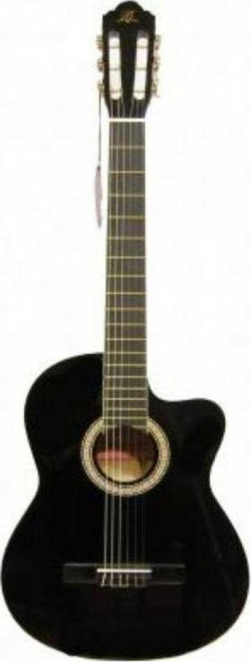 LC 3900 CEQ BK Elektro Klasik Gitar