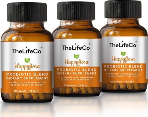 Happyflora Probiyotik 10 Milyar Mikroorganizma İçeren Takviye Edici Gıda - Sindirim x3