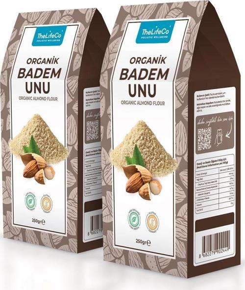 Organik Badem Unu 250 gr x 2