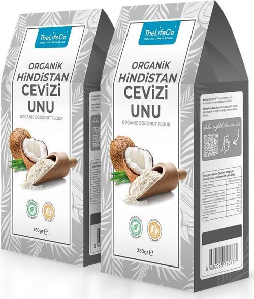 Organik Hindistan Cevizi Unu 350  gr x 2