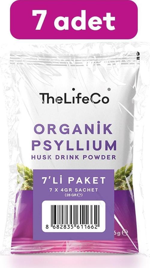 Organik Psyllium - Karnıyarık Otu 4 g*7 Adet Şase