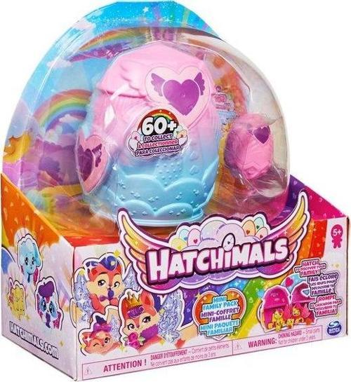 Hatchimals Biriktirebilir 3 Karakterli Aile Paketi Ev Oyun Seti BP 6063120