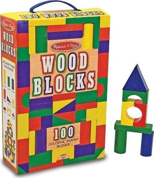 Ahşap Blok Seti - 100 Parça